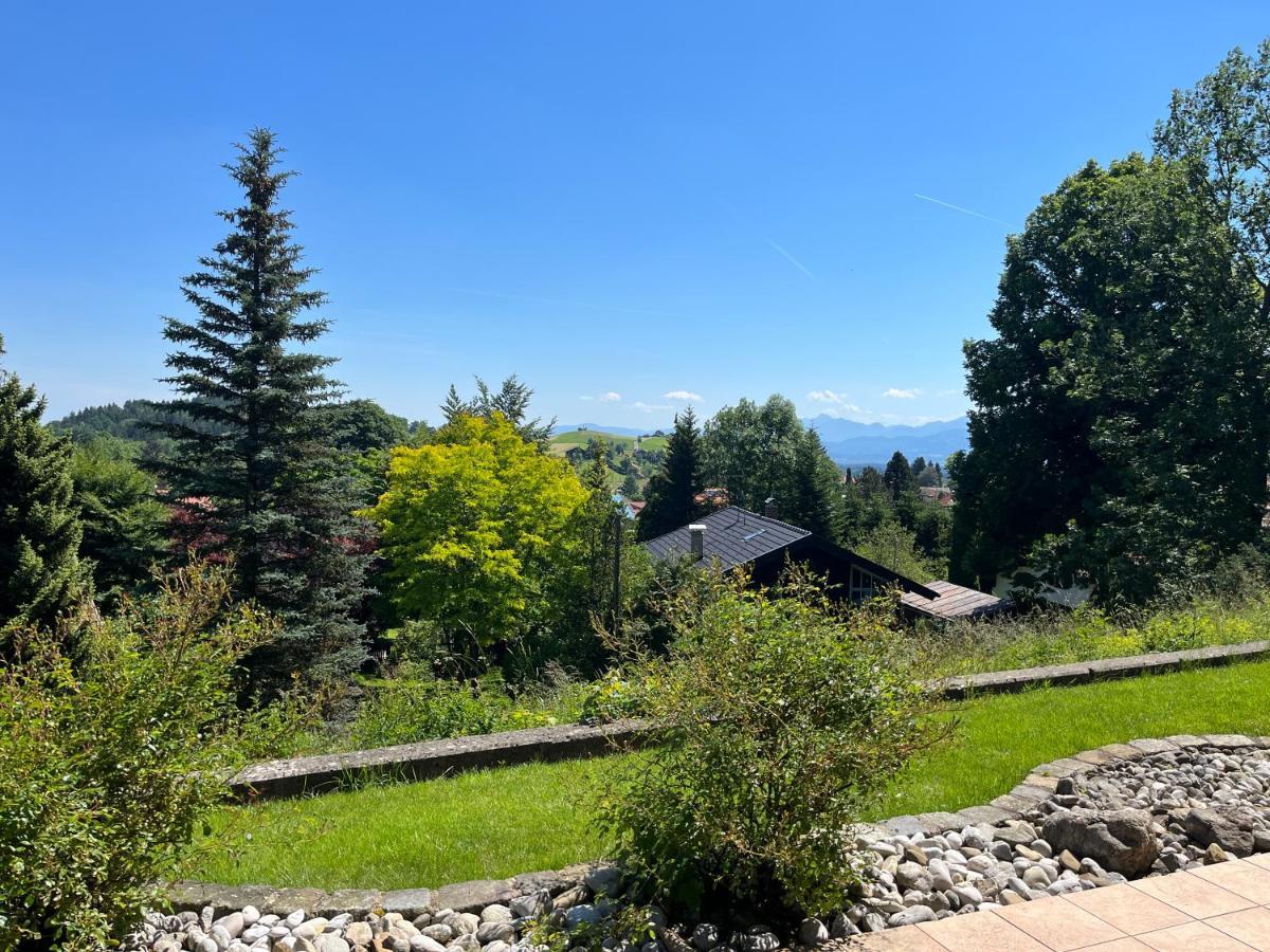 Schoener Ausblick Bad Kohlgrub Bagian luar foto