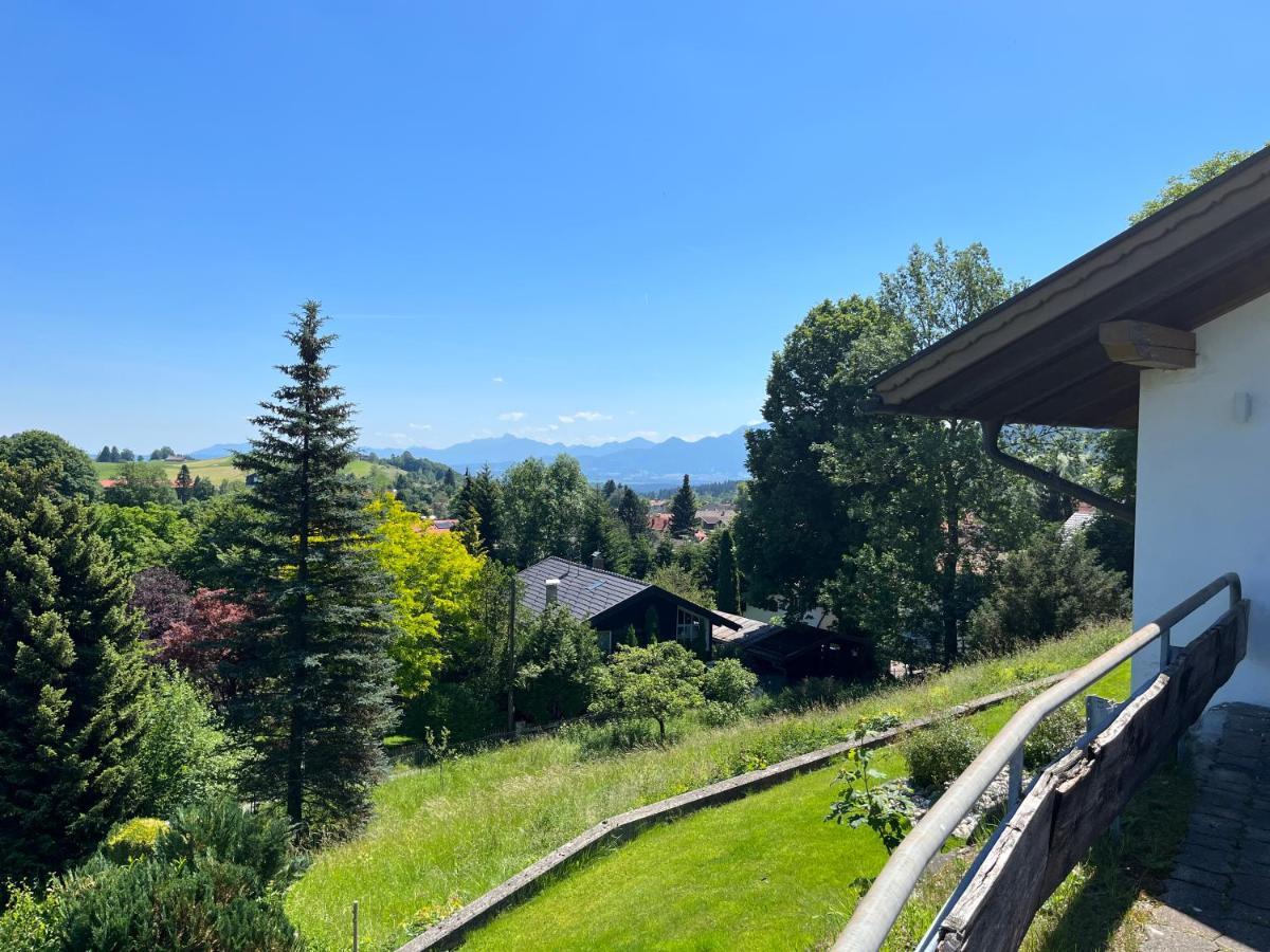 Schoener Ausblick Bad Kohlgrub Bagian luar foto